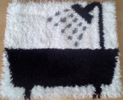 Bathroom Latch Hook Rug